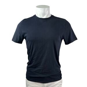 Reiss Men's Black Short Sleeve Crew Neck Basic Casual T Shirt Tee Top Size S